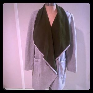 Grey And Olive Sweater